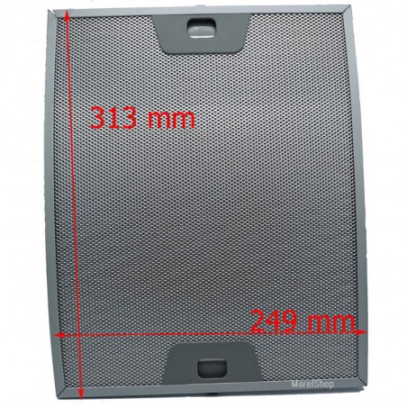 Filtro alluminio per cappa Faber 249x313x9mm