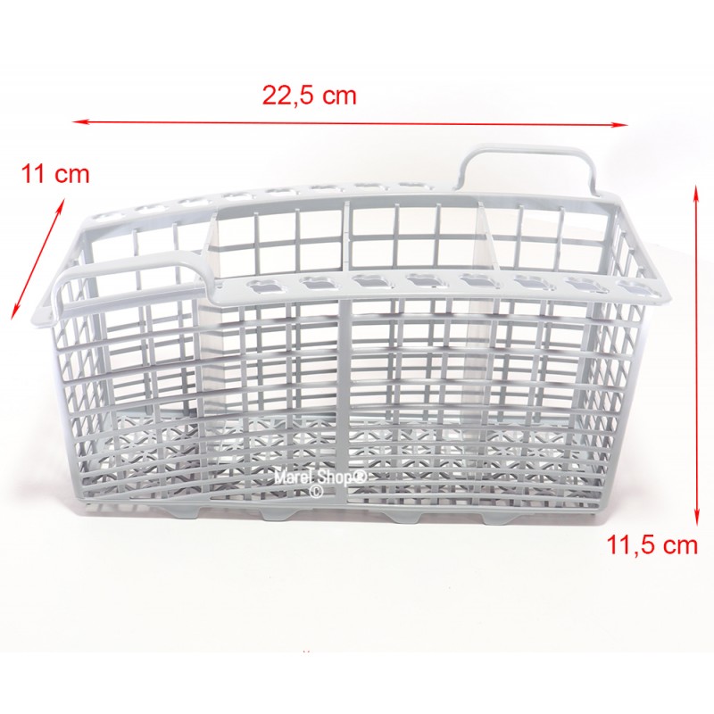 Cestello portaposate  22,5 x 11 x 11,5 cm per lavastoviglie Ariston Indesit