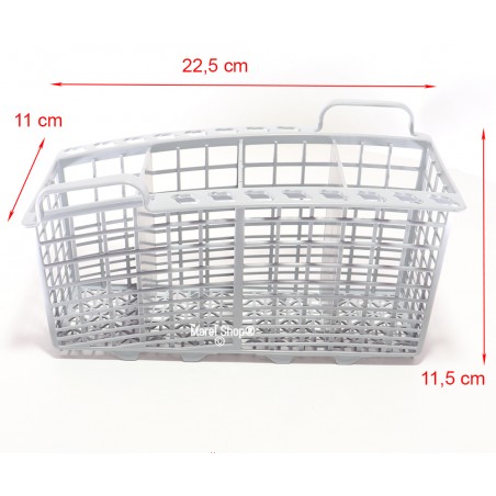 Cestello portaposate  22,5 x 11 x 11,5 cm per lavastoviglie Ariston Indesit