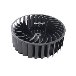 Ventola ruota elica aria per asciugatrice Whirlpool Ignis Bauknecht