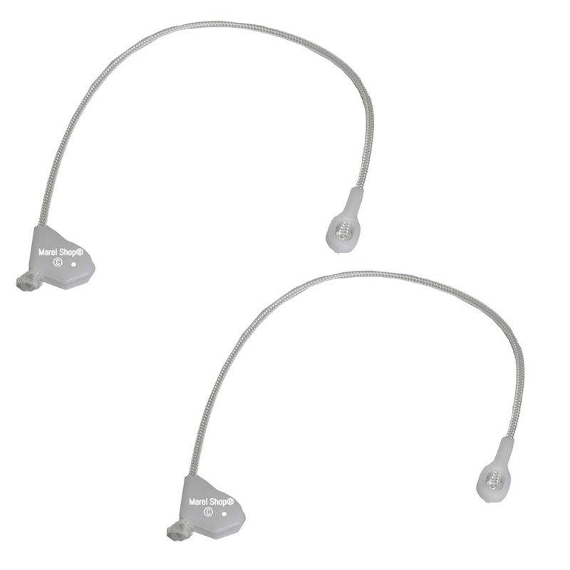 Kit 2 Pezzi Cerniera Cavo Molla per Porta Lavastoviglie Vestel Sharp 47001133