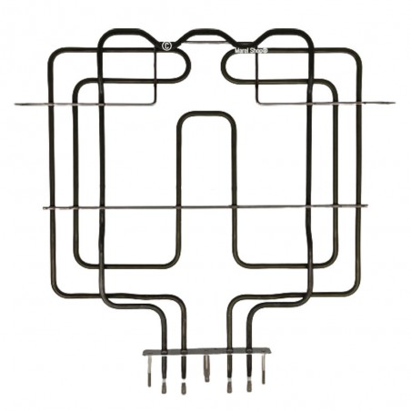 Resistenza Doppia Superiore 2450 W + 568W per Forno Whirlpool Ignis Bauknecht 365x430 mm 481925928838