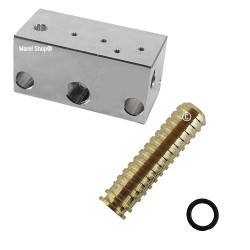 Kit Caldaia con Pignone Pistone con Guarnizione per Macchina da Caffè Faber 15102044