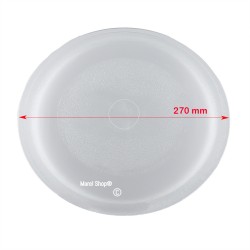 Piatto girevole diametro 270 mm per forno microonde Sharp Whirlpool AEG Candy Panasonic NTNT-A007URE0 4055382263