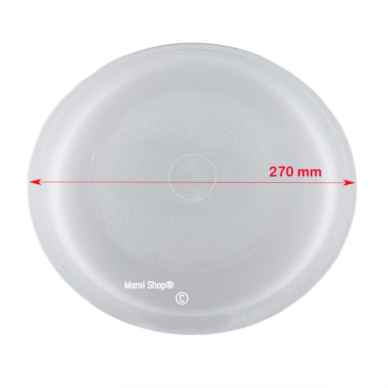 Piatto girevole diametro 270 mm per forno microonde Sharp Whirlpool AEG Candy Panasonic NTNT-A007URE0 4055382263