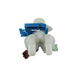 Elettrovalvola 2 Vie Diametro Esterno Tubi 120 mm e 140 mm per Lavatrice Electrolux Zanussi Rex 4055017166