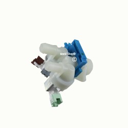 Elettrovalvola 2 Vie Diametro Esterno Tubi 120 mm e 140 mm per Lavatrice Electrolux Zanussi Rex 4055017166