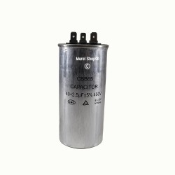 Condensatore per condizionatore doppia potenza 40 + 2,5 μF 450 V