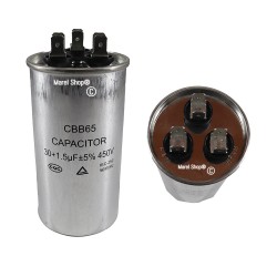 Condensatore per Condizionatore Doppia Potenza 30 + 1,5 μF 450 V LE00080