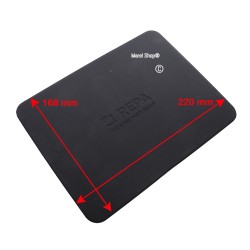 Kit tappetino in gomma appoggio pressino portafiltro + cestello portaposate