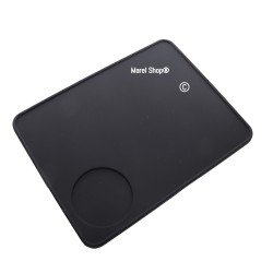 Kit tappetino in gomma appoggio pressino portafiltro + cestello portaposate