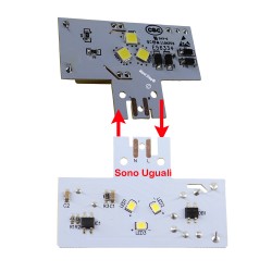 Luce lampada lampadina faretti led 16002754602 per frigorifero Whirlpool Hotpoint Ariston Indesit C00345689