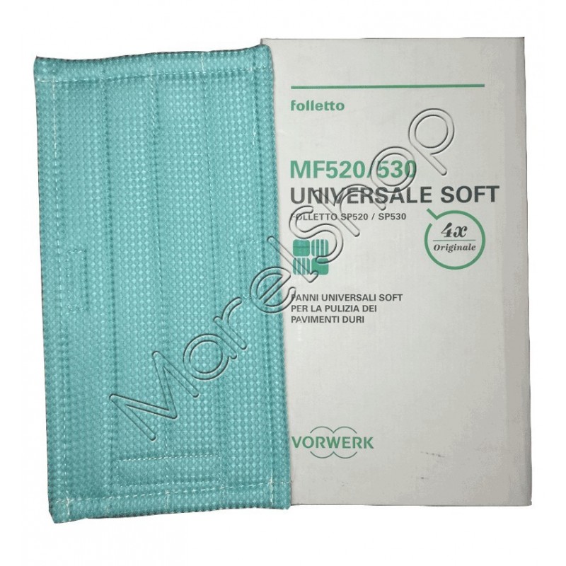 Confez. 4 Panni Universali Soft Originali Vorwerk Pulilava SP520/530 48908