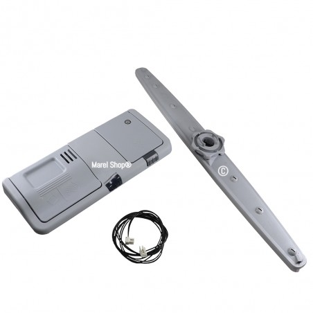 Kit Dispenser Vaschetta Detersivo + Pala Braccio Inferiore per Lavastoviglie Whirlpool Ignis Bauknecht 480131000162