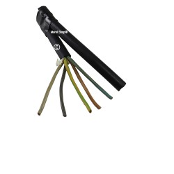 Cavo Cinque Fili + Tubo Vapore Alta Qualità Lunghezza 200 cm per Ferri da Stiro con Caldaia M016