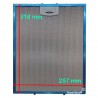 Filtro cappa alluminio Tecnowind 257x318x8mm