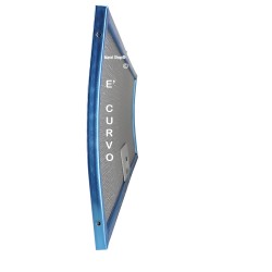 Filtro metallico in alluminio curvo 449,5 x 172 mm per cappa Elica Whirlpool 10801290451