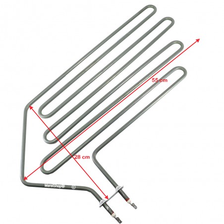 Resistenza 3000 W 55 x 28 cm per sauna Harvia ZSF-50