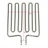 Resistenza 2670 W 39 x 28 cm per Sauna Sawo SCA266
