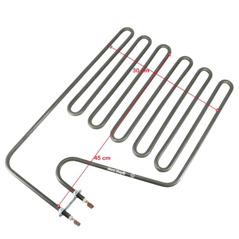 Resistenza 2500 W 30 x 45 cm per sauna Harvia ZSP-250