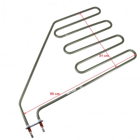 Resistenza 2000 W 31 x 50 cm per Sauna Helo SEPC11