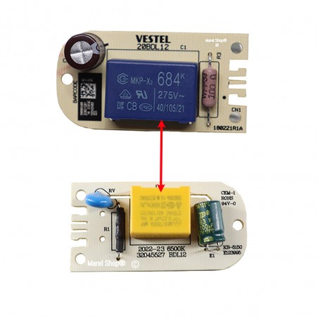 Luce Lampada Led 20BDL12 32045527 per Frigorifero Vestel Sharp Akai Telefunken Continental 32042482