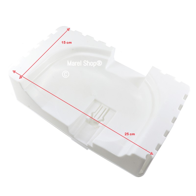 Vaschetta acqua bacinella condensa 25 x 15 cm per frigorifero Beko 5810470100 4623980100