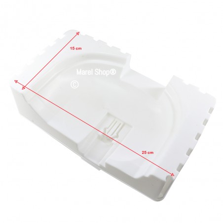 Vaschetta acqua bacinella condensa 25 x 15 cm per frigorifero Beko 5810470100 4623980100