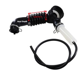 Manicotto Tubo di Scarico con Trappola Aria 8 Soffietti per Lavatrice ITWash Zoppas 39901011300
