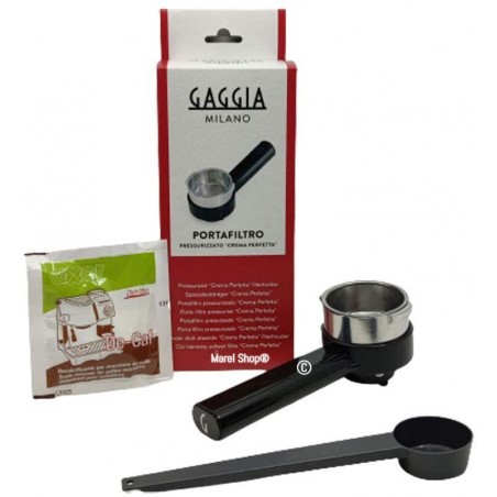 Portafiltro Braccetto con Misurino e Bustina Decalcificante per Macchina Caffe' Seaco Gaggia Philips 421941312091