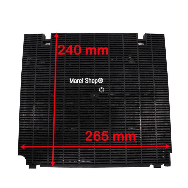 Filtro in Carbone 265x240 mm per Cappa Turboair F00561