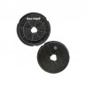 Filtri ai Carboni Attivi 2 PZ per Cappa H 3,5 cm Diametro 16,5 cm 30301075