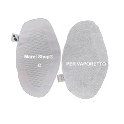 Kit 2 PZ Panni in Microfibra per Vaporetto Polti Spazzola Vaporforce PAEU0332
