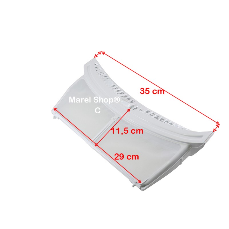 Filtro Filacci Cassetto per Asciugatrice Beko 11,5 x 29 x 35 x 17 cm 2973380100