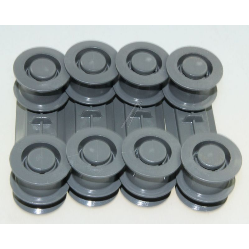 Kit Ruote Supporto per Cesto Lavastoviglie Electrolux Zanussi Rex 50299970009