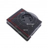 Filtro ai Carboni Attivi per Cappa Elica 214 x 208 mm H 40 mm MOD 303 Ciack e Elibloc 9 F00189