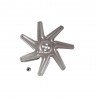 Ventola Girante 7 Pale con Dado Diametro 15 cm per Forno Bosch Siemens 00650472