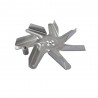 Ventola Girante 7 Pale con Dado Diametro 15 cm per Forno Bosch Siemens 00650472
