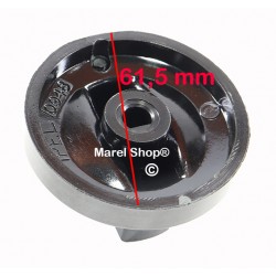 Manopola Cucina Friggitrice Cuoci Pasta Ristorazione Professionale Attacco Mezza Luna 10 x 8 mm Esterno 61,5 mm M9002