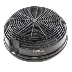 Coppia Filtri in Carbone per Cappa Elica Missy Certosa Box In Standard Altezza 5 cm Diametro 14,5 cm F00479