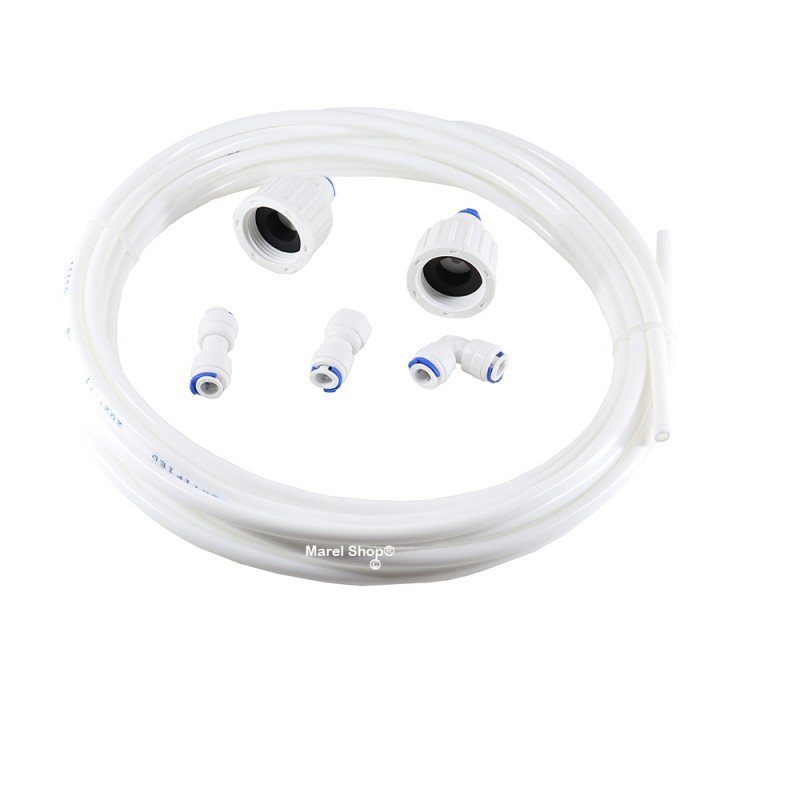 Tubo 6 Metri Collegamento Frigorifero alla Rete Idrica Kit con Raccordi 484000008590