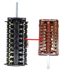 Commutatore per Forno Cucina Smeg 9+8 Contatti 7+0 Scatti 811730347