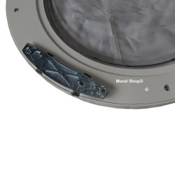 Oblò Completo Bianco con Cerniera e Maniglia per Lavatrice Bosch Siemens 00704286