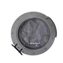 Oblò Completo Bianco con Cerniera e Maniglia per Lavatrice Bosch Siemens 00704286