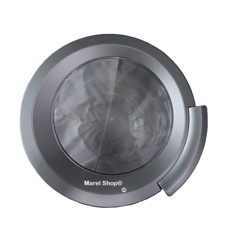 Oblò Completo Grigio con Cerniera e Maniglia per Lavatrice Bosch Siemens 00704287