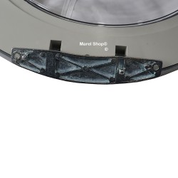 Oblò Completo Grigio con Cerniera e Maniglia per Lavatrice Bosch Siemens 00704287