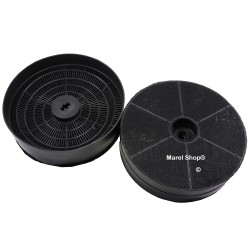 Coppia Filtri in Carbone per Cappa Galvamet Diametro 175 mm H 45 mm Type D186 0051H01000