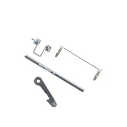 Maniglia Maniglietta Nera Completa con Molle Gancio Perno per Lavatrice Electrolux Zanussi Rex 4055271565