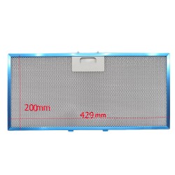 Filtro Antigrasso in Metallo per Cappa Elica 429 x 200 x 9 mm GRI0088006A