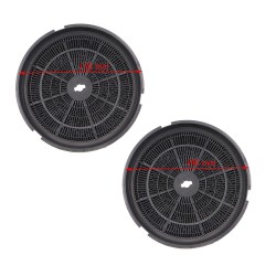 Kit 2 Filtri ai Carboni per Cappa Tecnowind Diametro 190 mm H 36 mm 9029793784